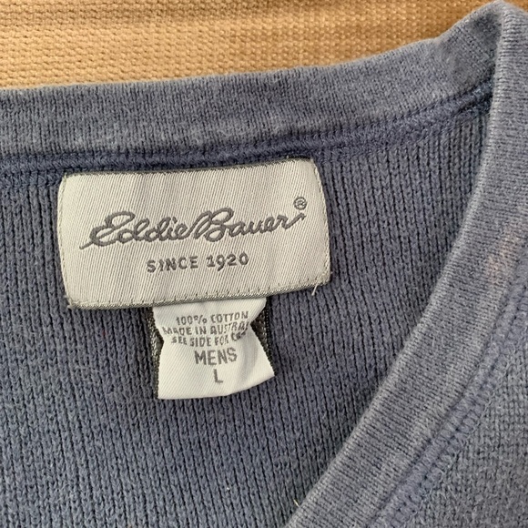 Cornflower blue men’s Sweater Vest - Picture 3 of 3